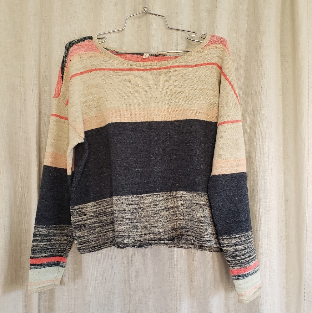 Anthropologie linen sweater by moth